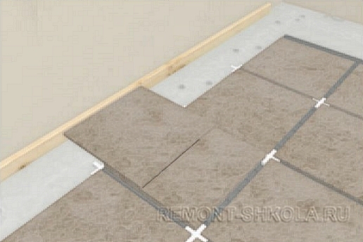 Укладка плитки: как клеить плитку на пол, на стену