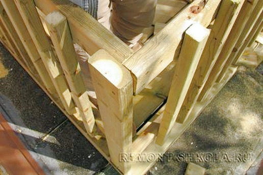 Строительство деревянной террасы. Материалы, инструменты, этапы. Фото.