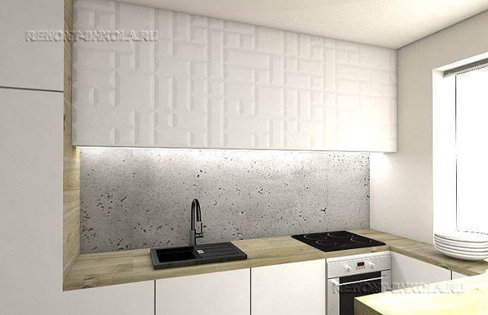 Дизайн кухни с панелями на стенах (46 фото)